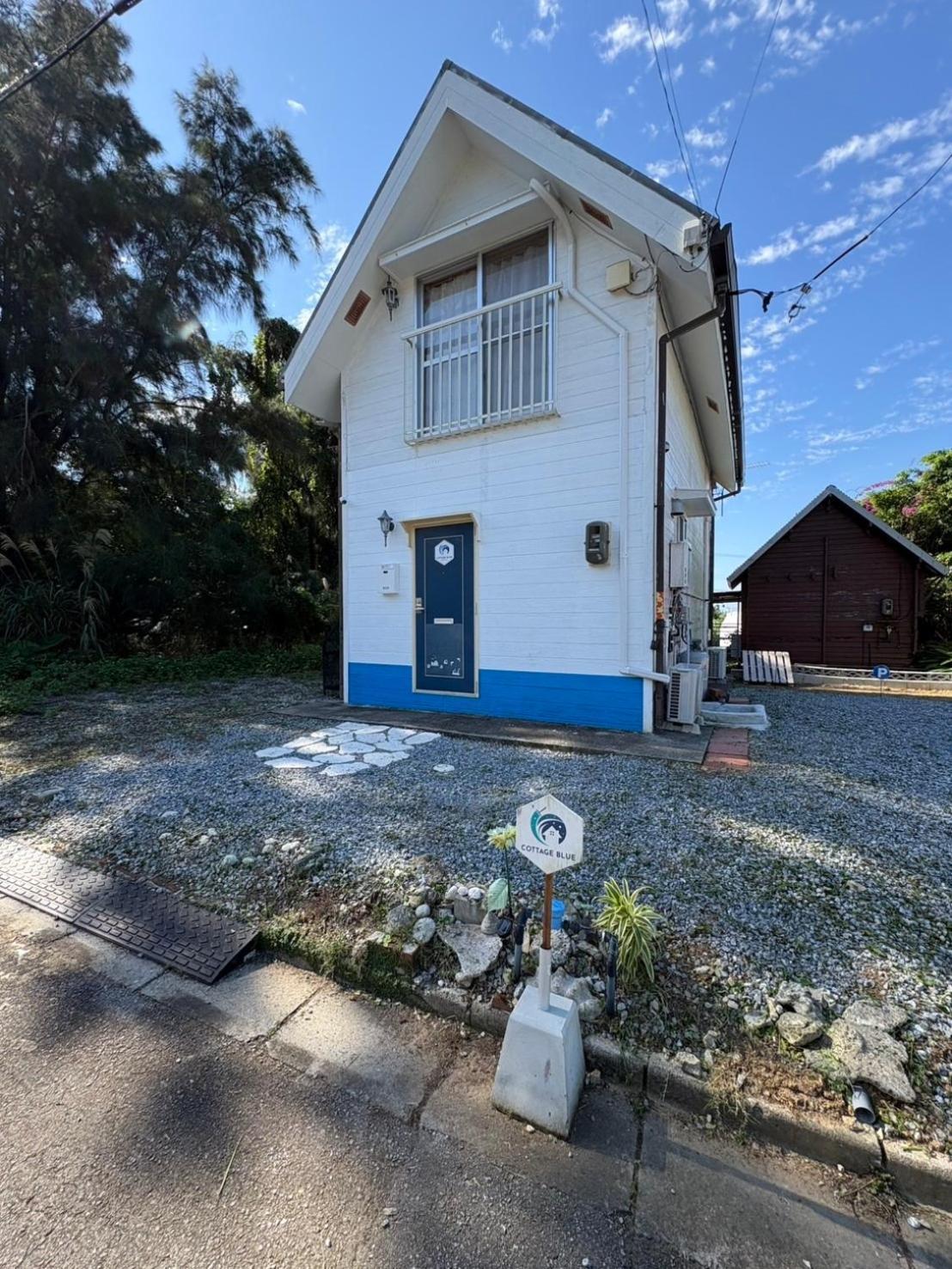 Cottage Blue Onna Exterior foto